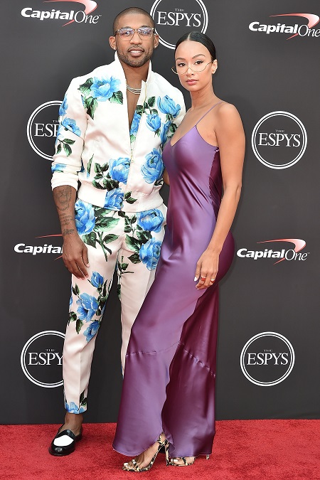LOS ANGELES, CA – JULY 18: Orlando Scandrick and Draya Michele attend The 2018 ESPYS at Microsoft Theater on July 18, 2018 in Los Angeles, California.